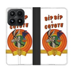 Housse Cuir Portefeuille Pour Xiaomi 17 Bip Bip Coyote