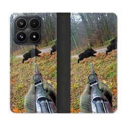 Housse Cuir Portefeuille Pour Xiaomi 17 Chasse Vision Tir