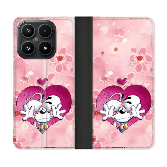 Housse Cuir Portefeuille Pour Xiaomi 17 Didll Love