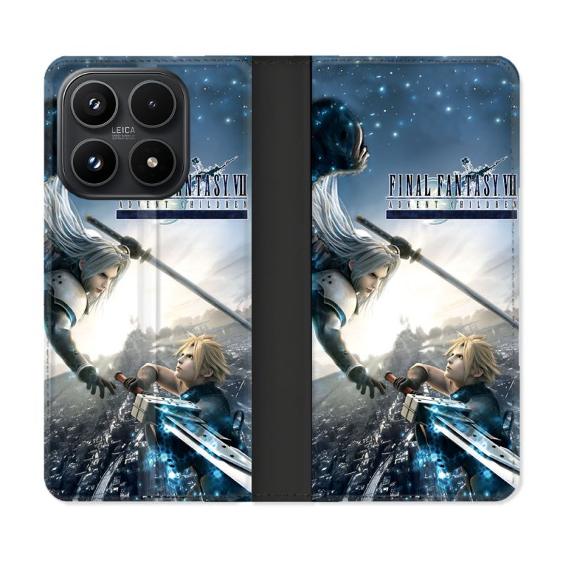 Housse Cuir Portefeuille Pour Xiaomi 17 Final Fantaisy