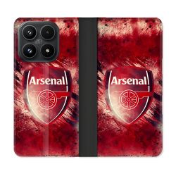 Housse Cuir Portefeuille Pour Xiaomi 17 Foot Arsenal