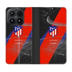 Housse Cuir Portefeuille Pour Xiaomi 17 Foot Athletico Madrid