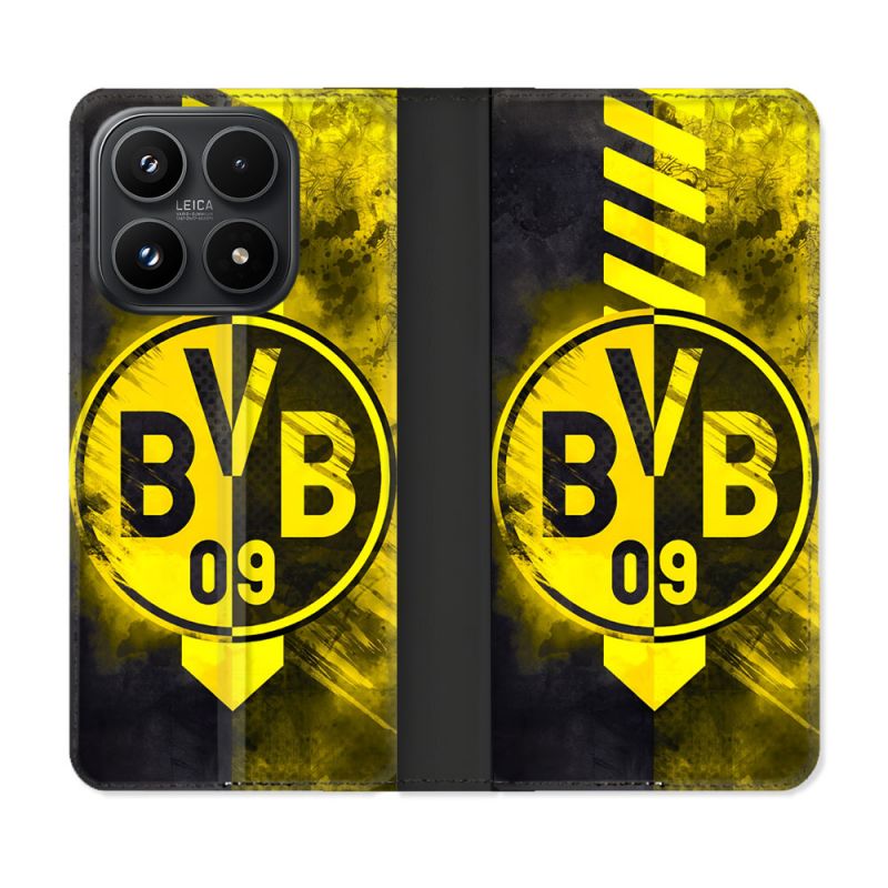 Housse Cuir Portefeuille Pour Xiaomi 17 Foot Dortmund