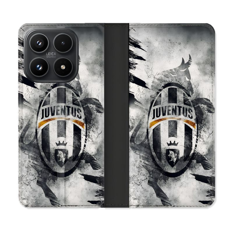 Housse Cuir Portefeuille Pour Xiaomi 17 Foot Juventus Turin