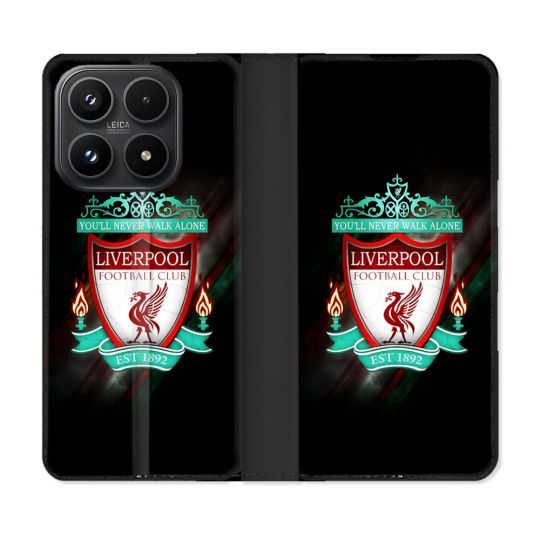 Housse Cuir Portefeuille Pour Xiaomi 17 Foot Liverpool