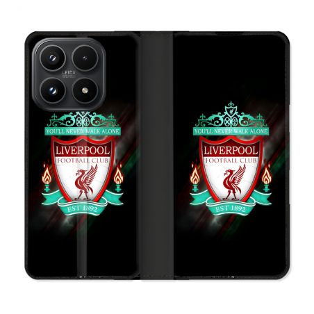 Housse Cuir Portefeuille Pour Xiaomi 17 Foot Liverpool