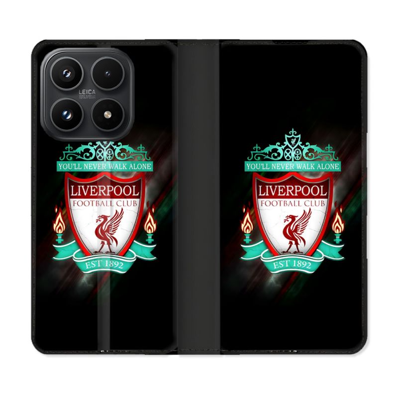 Housse Cuir Portefeuille Pour Xiaomi 17 Foot Liverpool