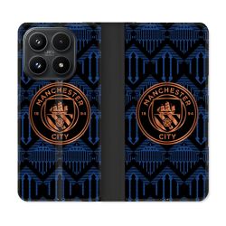 Housse Cuir Portefeuille Pour Xiaomi 17 Foot Manchester City
