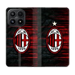 Housse Cuir Portefeuille Pour Xiaomi 17 Foot Milan AC