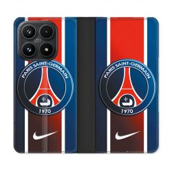Housse Cuir Portefeuille Pour Xiaomi 17 Foot PSG 1970