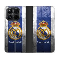 Housse Cuir Portefeuille Pour Xiaomi 17 Foot Real Madrid