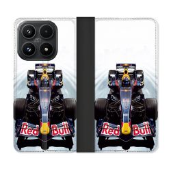 Housse Cuir Portefeuille Pour Xiaomi 17 Formule 1 F1 Red Bull