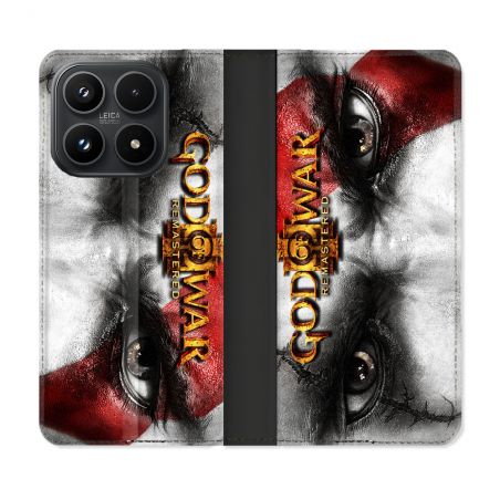 Housse Cuir Portefeuille Pour Xiaomi 17 God Of War GOW