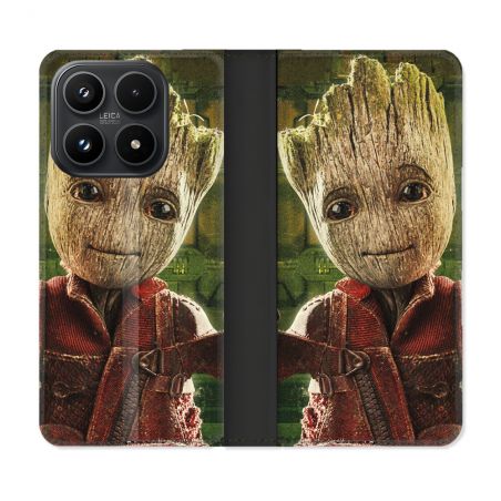 Housse Cuir Portefeuille Pour Xiaomi 17 Groot Vert