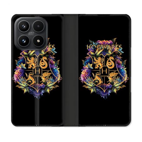 Housse Cuir Portefeuille Pour Xiaomi 17 Harry Potter Hogwarts