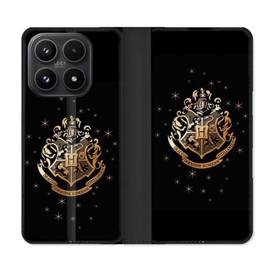 Housse Cuir Portefeuille Pour Xiaomi 17 Harry Potter Poudlard