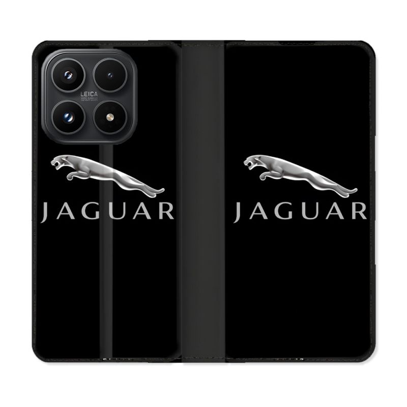 Housse Cuir Portefeuille Pour Xiaomi 17 Jaguar