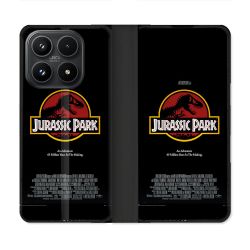 Housse Cuir Portefeuille Pour Xiaomi 17 Jurassic Park Affiche