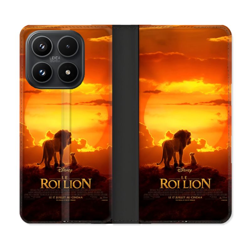 Housse Cuir Portefeuille Pour Xiaomi 17 Le Roi Lion Affiche