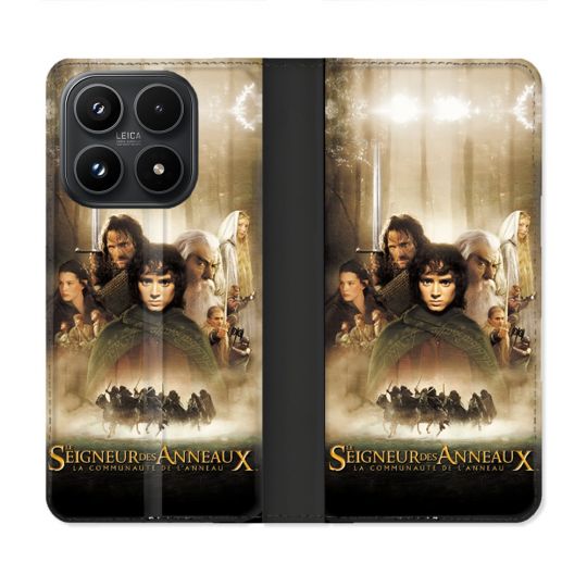 Housse Cuir Portefeuille Pour Xiaomi 17 Le seigneur Des Anneaux Affiche