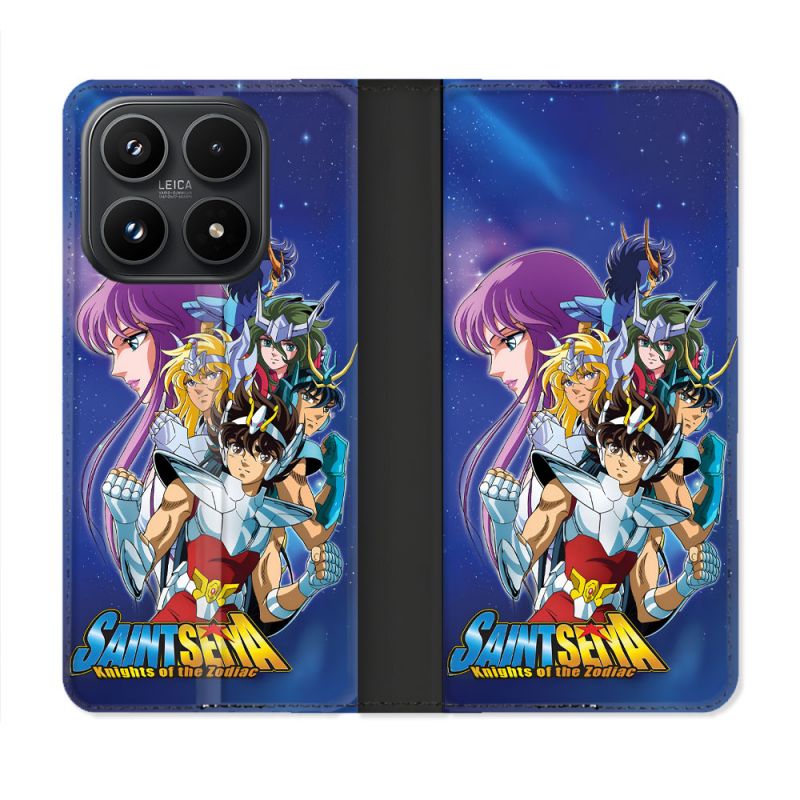 Housse Cuir Portefeuille Pour Xiaomi 17 Les Chevaliers Du Zodiaque