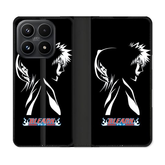 Housse Cuir Portefeuille Pour Xiaomi 17 Manga Bleach Duo