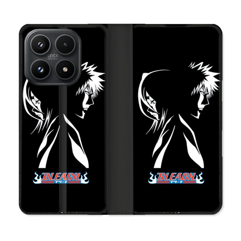 Housse Cuir Portefeuille Pour Xiaomi 17 Manga Bleach Duo