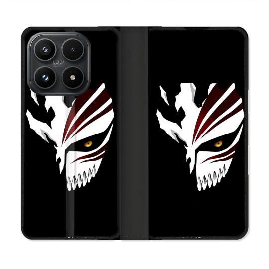 Housse Cuir Portefeuille Pour Xiaomi 17 Manga Bleach Masque