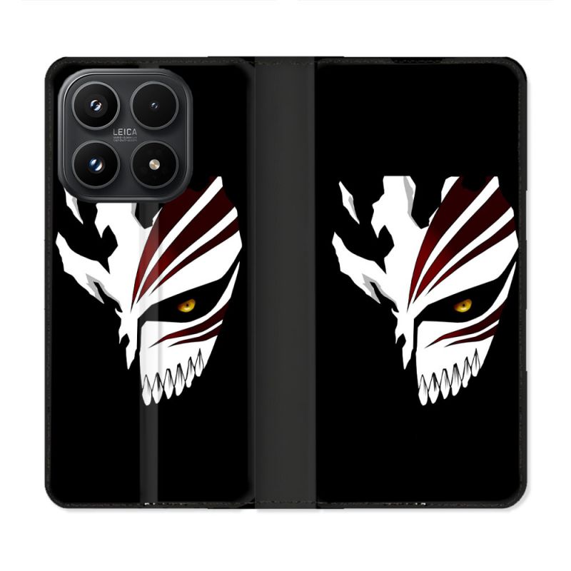 Housse Cuir Portefeuille Pour Xiaomi 17 Manga Bleach Masque