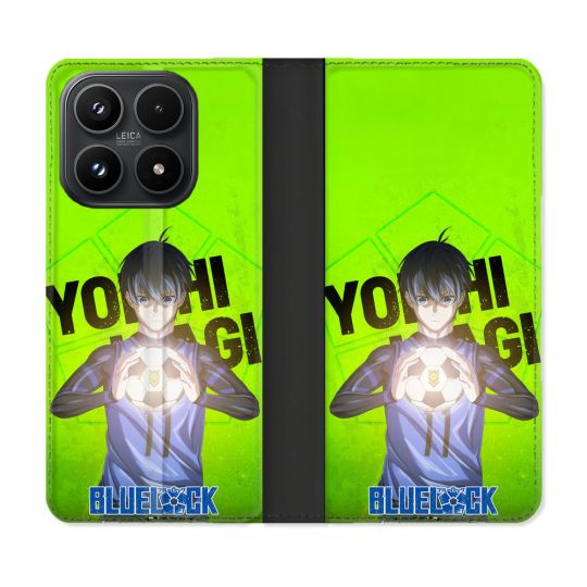 Housse Cuir Portefeuille Pour Xiaomi 17 Manga Blue Lock Yoichi Isagi