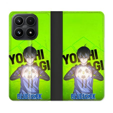 Housse Cuir Portefeuille Pour Xiaomi 17 Manga Blue Lock Yoichi Isagi