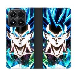 Housse Cuir Portefeuille Pour Xiaomi 17 Manga Dragon Ball Gogeta Visage