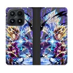 Housse Cuir Portefeuille Pour Xiaomi 17 Manga Dragon Ball Sangohan Duo
