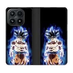 Housse Cuir Portefeuille Pour Xiaomi 17 Manga Dragon Ball Sangoku Noir