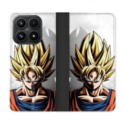 Housse Cuir Portefeuille Pour Xiaomi 17 Manga Dragon Ball Sangoku Portrait
