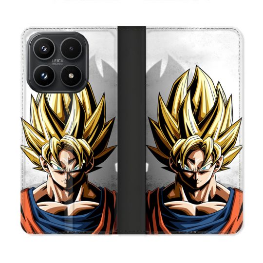 Housse Cuir Portefeuille Pour Xiaomi 17 Manga Dragon Ball Sangoku Portrait