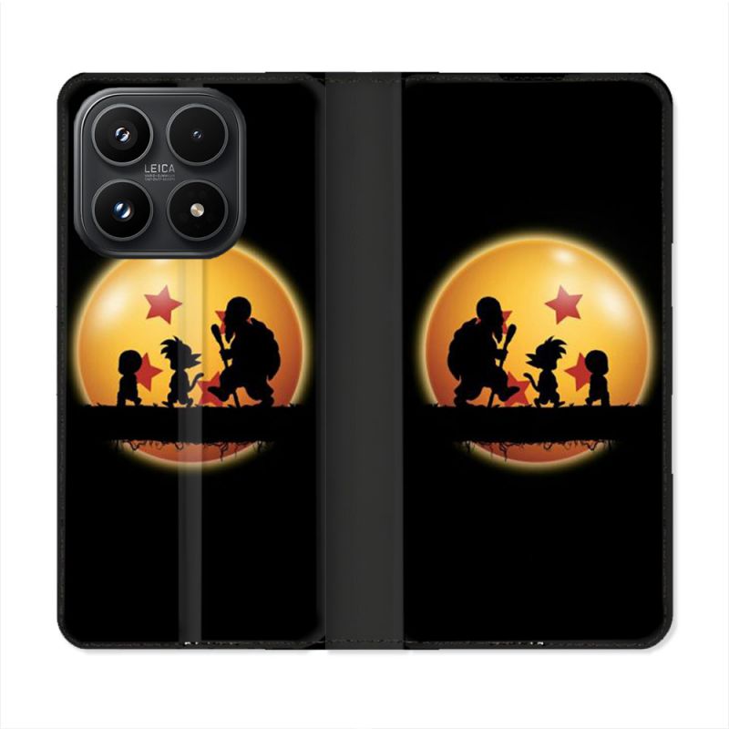 Housse Cuir Portefeuille Pour Xiaomi 17 Manga Dragon Ball Vintage