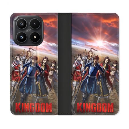 Housse Cuir Portefeuille Pour Xiaomi 17 Manga Kingdom Affiche