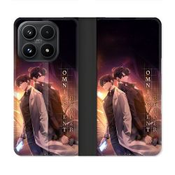 Housse Cuir Portefeuille Pour Xiaomi 17 Manga Lecteur Omniscient Affiche