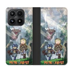 Housse Cuir Portefeuille Pour Xiaomi 17 Manga Made In Abyss Affiche