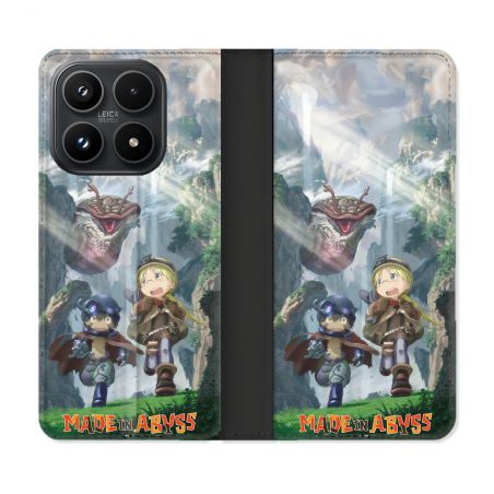 Housse Cuir Portefeuille Pour Xiaomi 17 Manga Made In Abyss Affiche