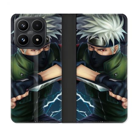 Housse Cuir Portefeuille Pour Xiaomi 17 Manga Naruto Kakashi