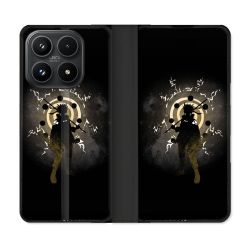 Housse Cuir Portefeuille Pour Xiaomi 17 Manga Naruto Sage