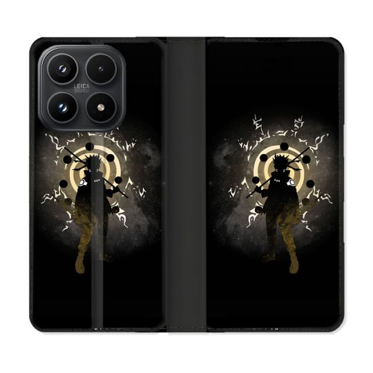 Housse Cuir Portefeuille Pour Xiaomi 17 Manga Naruto Sage