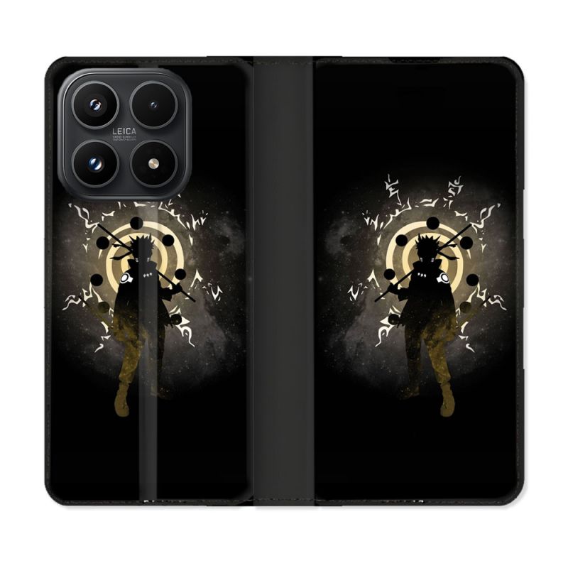 Housse Cuir Portefeuille Pour Xiaomi 17 Manga Naruto Sage