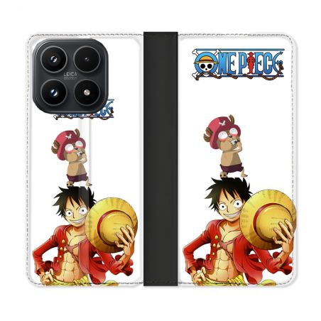 Housse Cuir Portefeuille Pour Xiaomi 17 Manga One Piece Chopper