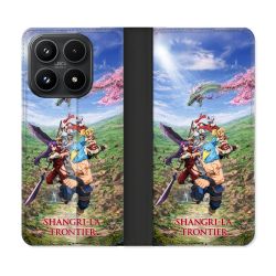 Housse Cuir Portefeuille Pour Xiaomi 17 Manga Shangri La Frontier Affiche