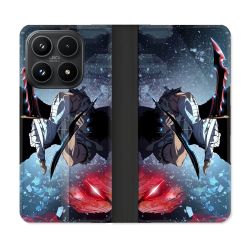 Housse Cuir Portefeuille Pour Xiaomi 17 Manga Solo Leveling Sung Epee