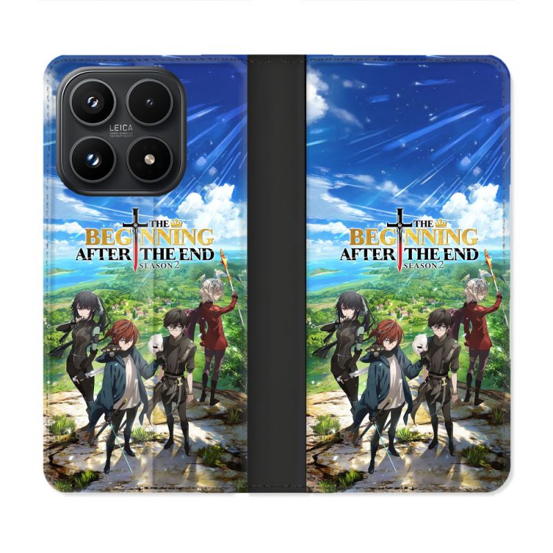 Housse Cuir Portefeuille Pour Xiaomi 17 Manga The Beginning After The End Affiche