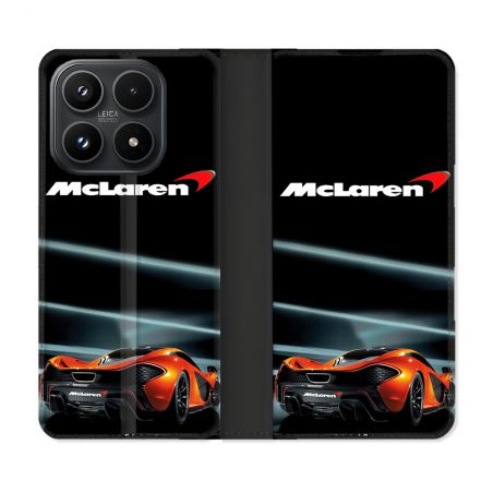 Housse Cuir Portefeuille Pour Xiaomi 17 Mc Laren